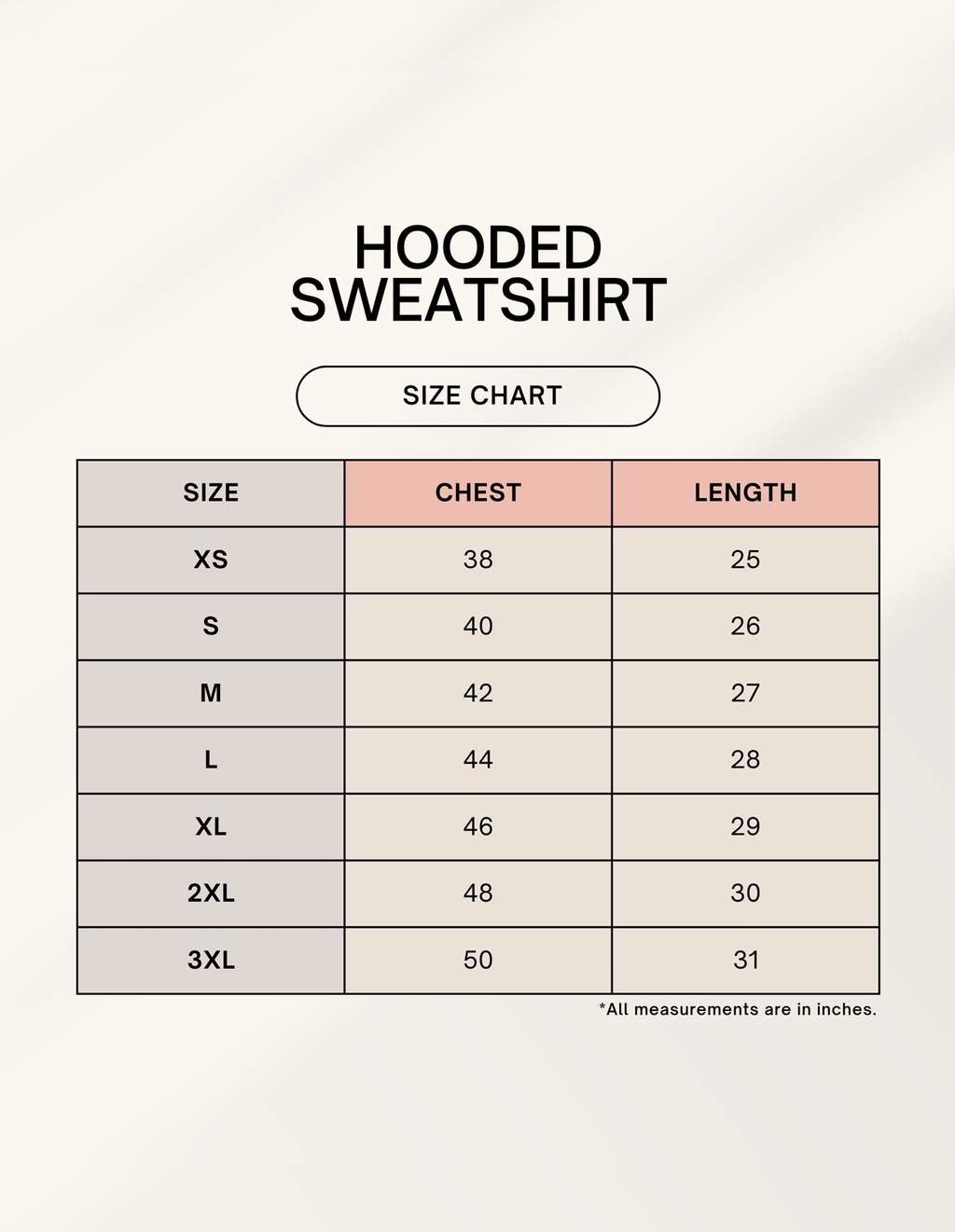 Color_Size Chart
