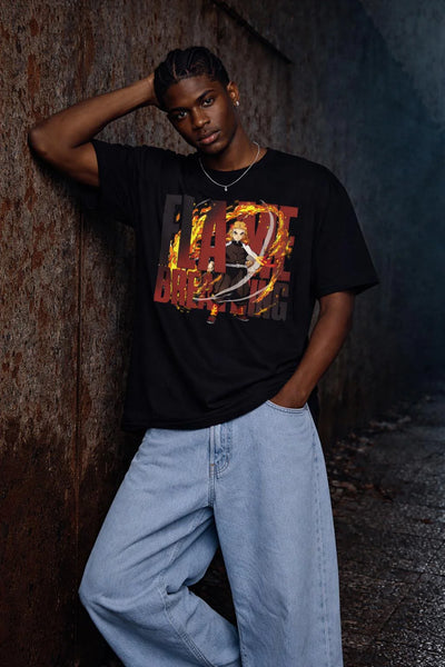 Flame Hashira Oversized T-Shirt