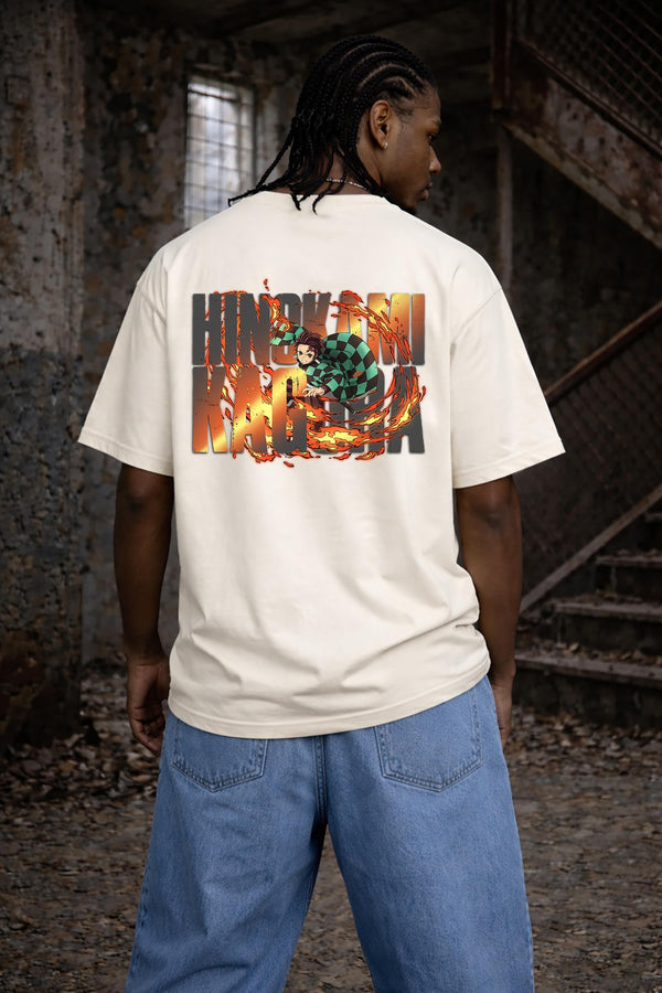 Hinokami Kagura Oversized Classic T-Shirt