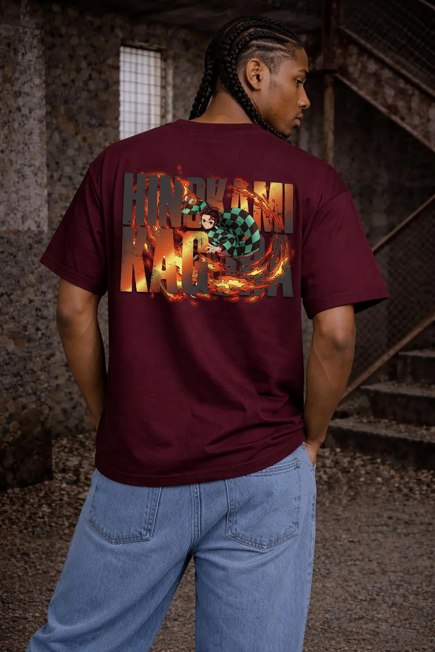 Hinokami Kagura Oversized T-Shirt