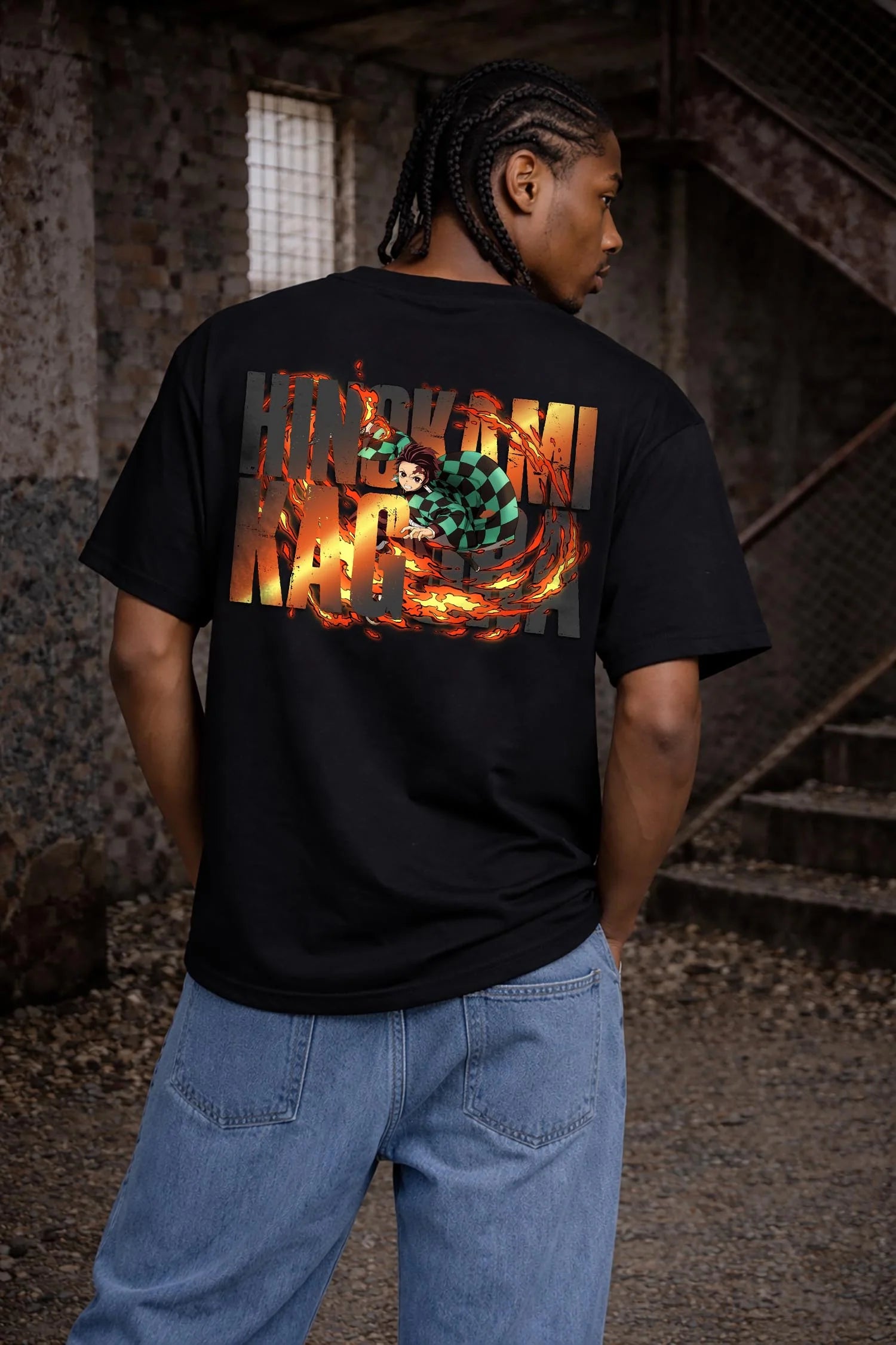 Hinokami Kagura Oversized T-Shirt