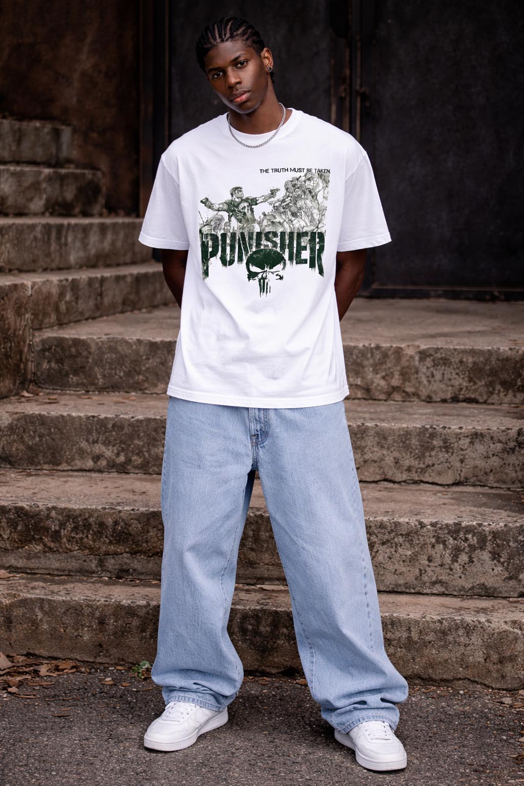 Punisher Revenge Oversized Classic T-Shirt