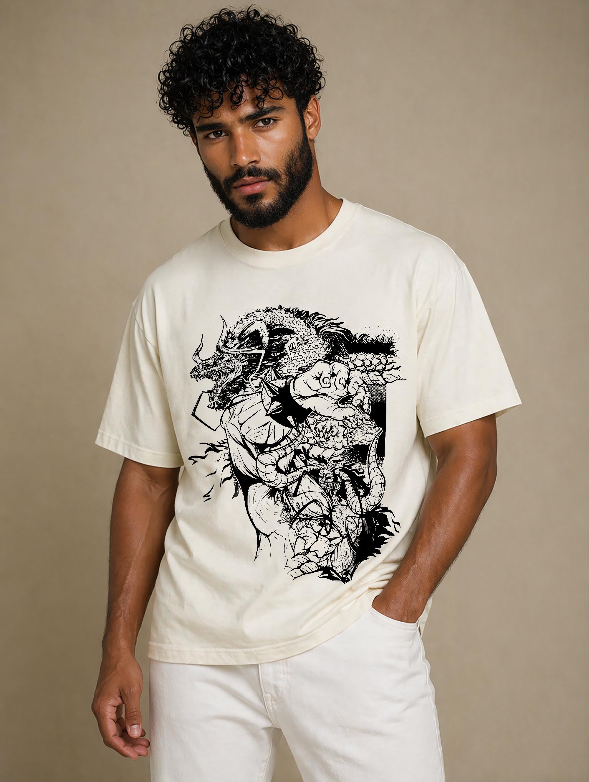 Wano Sketch Oversized T-Shirt
